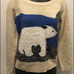 Dolled up bear sweater